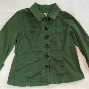 Dark green utility jacket